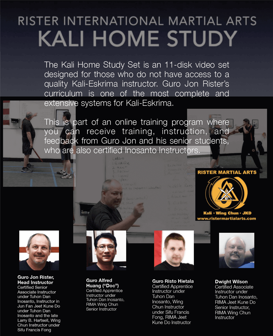 Jon Rister - Kali Home Study Set