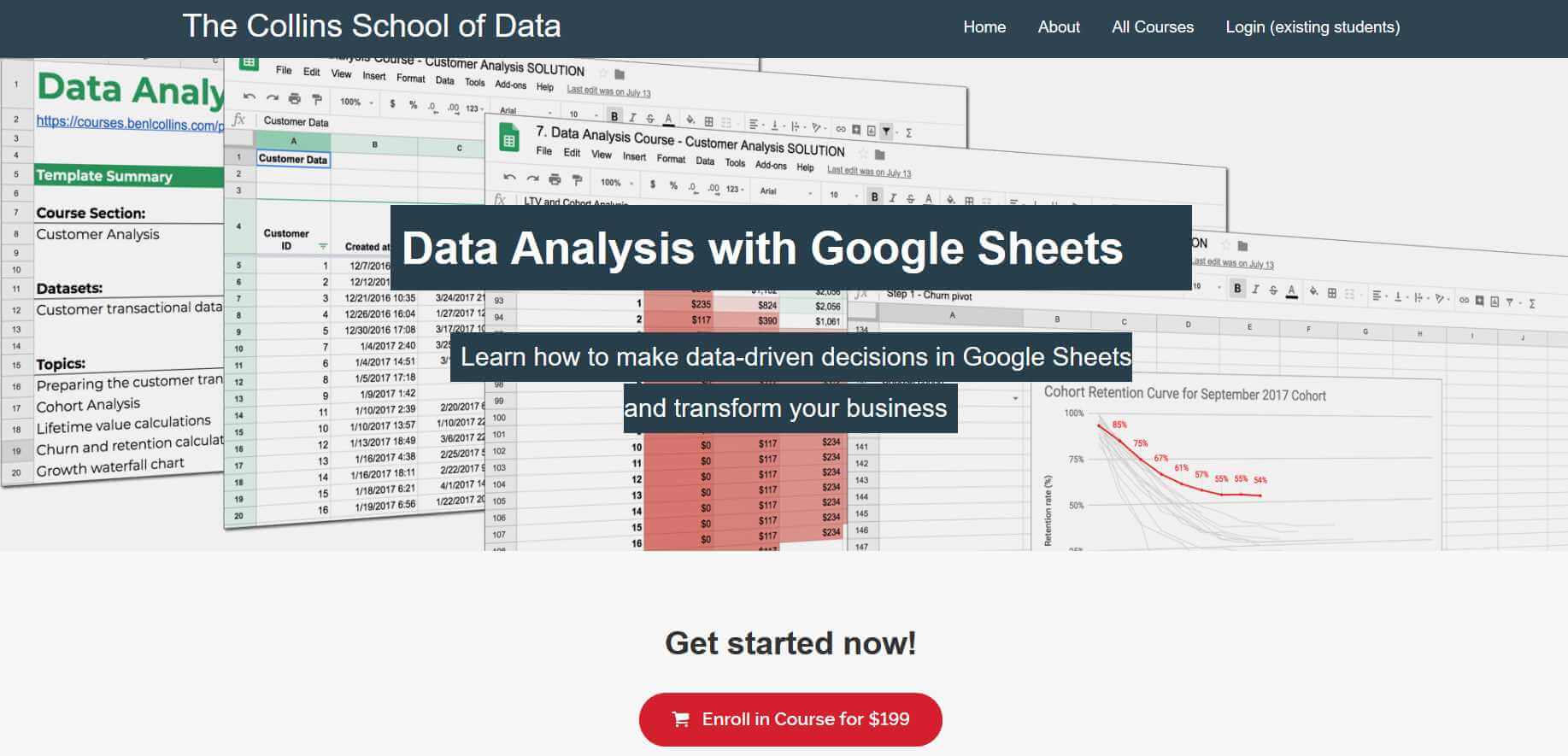 Ben Collins – Data Analysis with Google Sheets