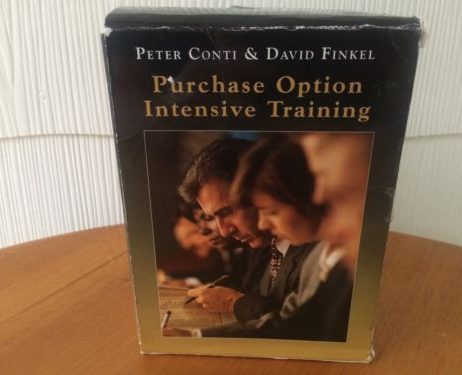 Peter Conti & David Finkel – Purchase Option Intensive Training