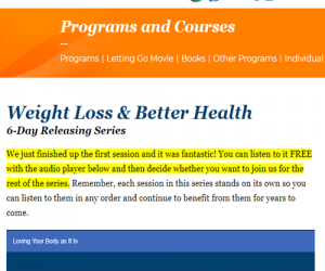 Hale Dwoskin – Sedona Method – Weight Loss And Better Health