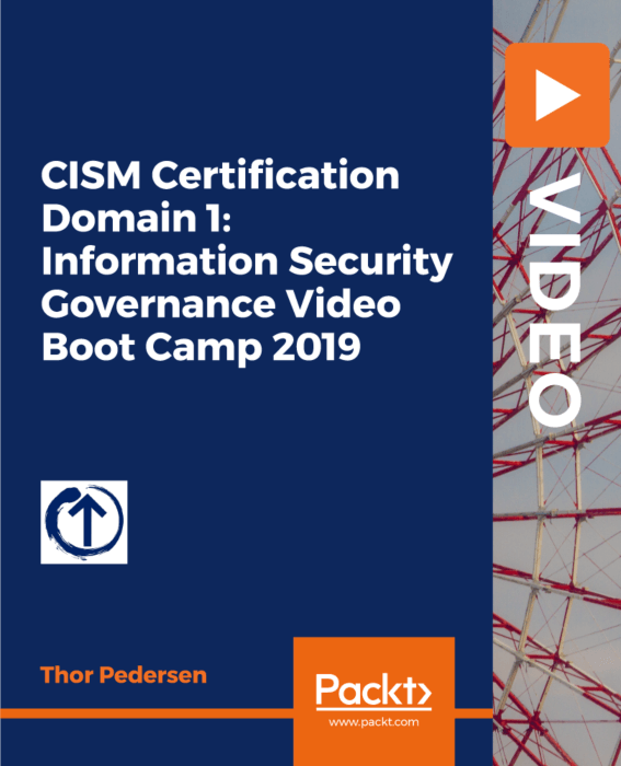 CISM Certification Domain 1 Information Security Governance Video Boot
