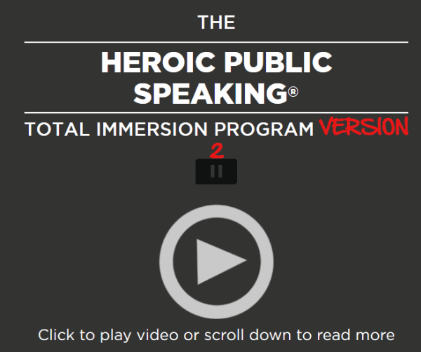 Michael Port - Heroic Public Speaking Total Immersion 2