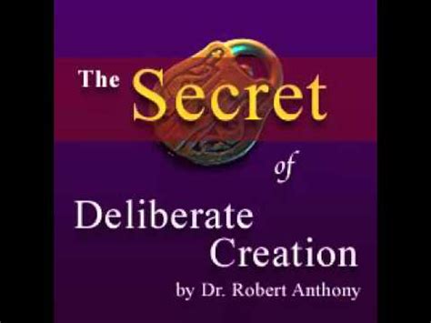 Robert Anthony – The Secret of Deliberate Creation Download