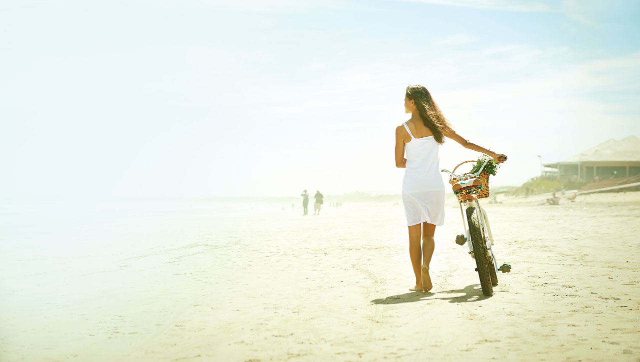 Bicycle at the beach