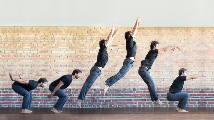 Progression of Ryan's broad jump technique