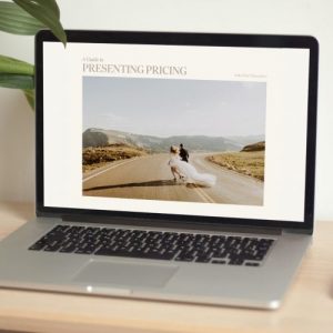 India Earl Photography - Guide to Presenting Pricing