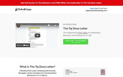 Tej Dosa – The Tej Dosa Letter