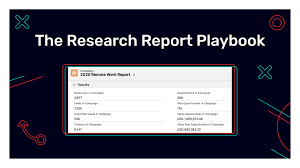 Erin Balsa – The Research Report Playbook Here We Grow, Yo