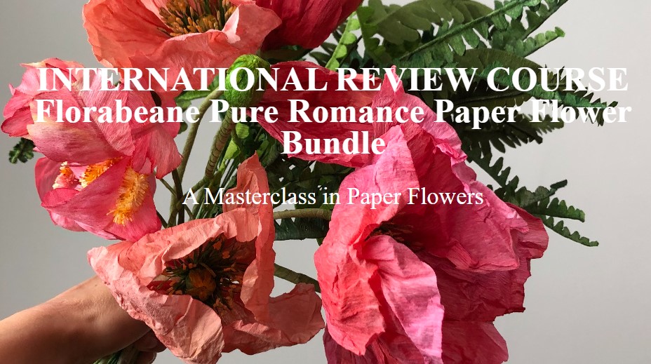 Amity Katharine Libby TERNATIONAL REVIEW COURSE Florabeane Pure Romance Paper Flower Bundle