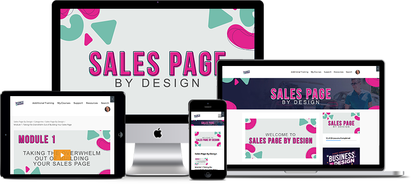 James Wedmore Sales Page By Design