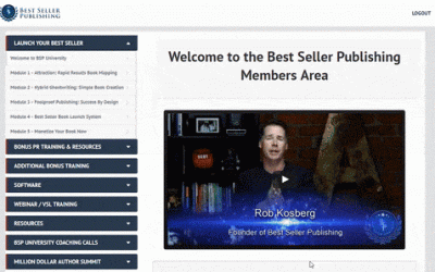 Rob Kosberg – Best Seller Writing Program