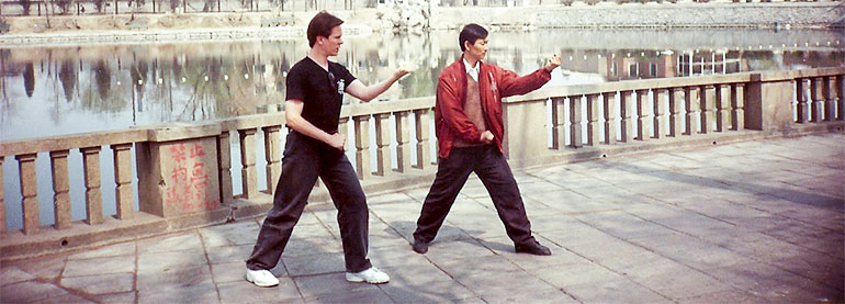 Sifu Clear Beijing wit a Student of Li Gui Chang