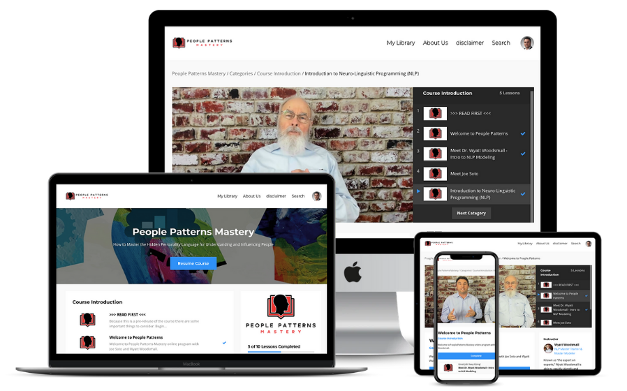 Joe Soto People Patterns Mastery