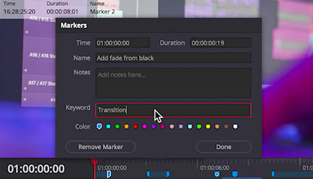 Lesson 13: Using Markers in the Timeline