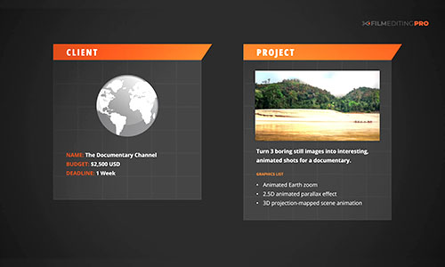 Lesson 37: Project Brief - Bringing Still Images to Life