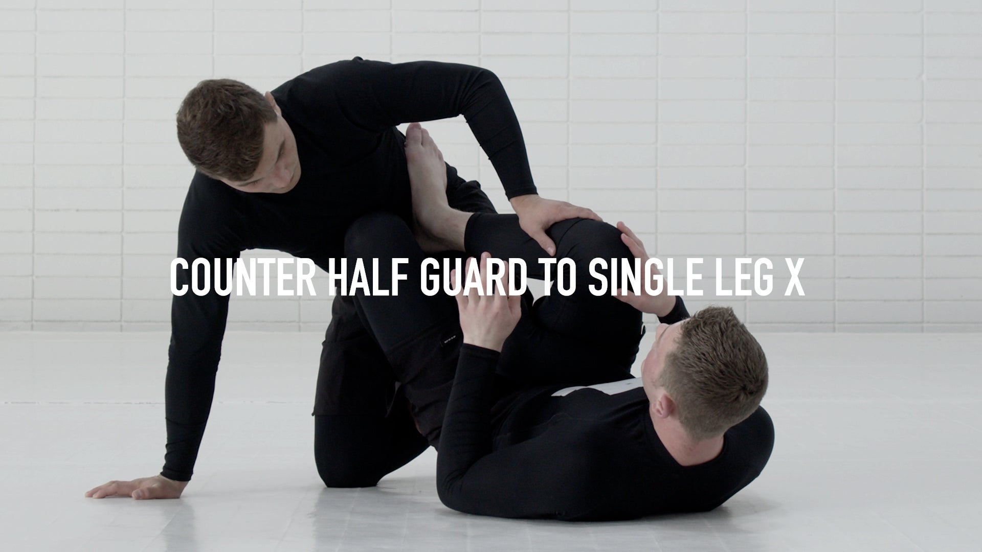Counter Half Guard To Single Leg X