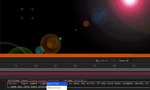 Lesson 16: Lens Flares, Sliders & Tracking Fixes