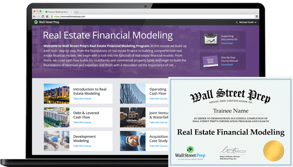 Aaron Hancock – Wall Street Prep – Real Estate Financial Modeling