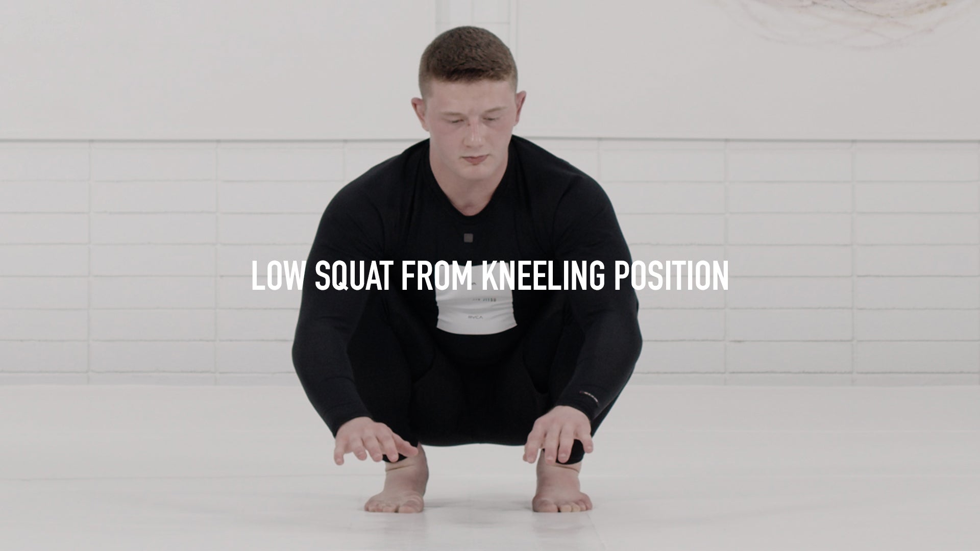 Solo Drill: Low Squat from Kneeling Position