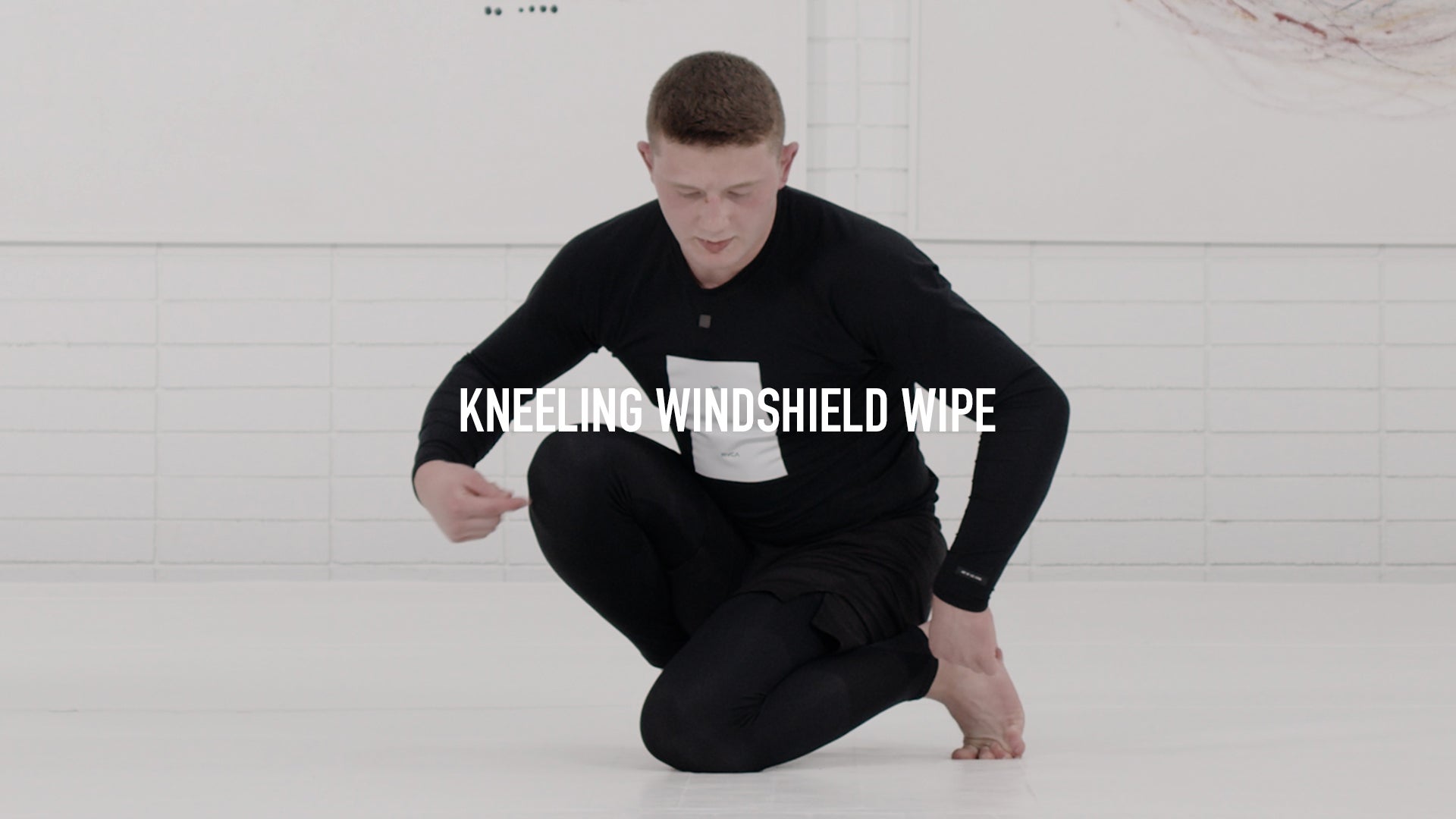Solo Drill: Kneeling Windshield Wipe