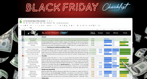 Jaka Smid – The Ultimate Black Friday Checklist
