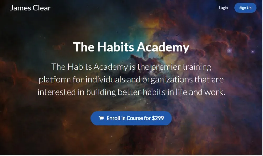 James Clear – The Habits Academy