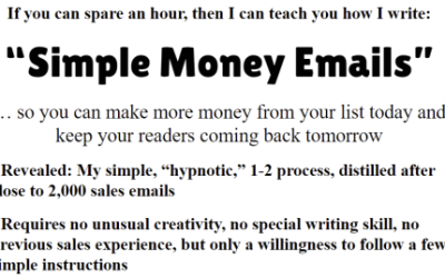 John Bejakovic – Simple Money Email