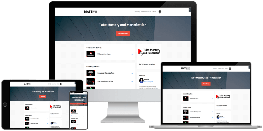 Matt Parr – Tube Mastery and Monetization 2.0 (2021)