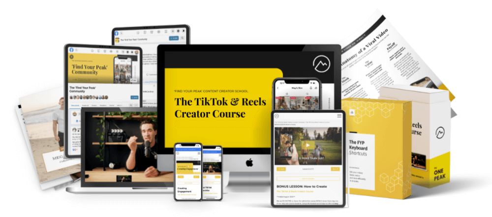 One Peak Creative – The TikTok & Reels Creator Course 2024