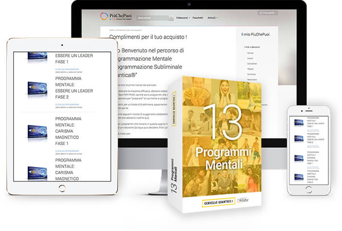 Più Che Puoi – Programmazione Subliminale Quantica