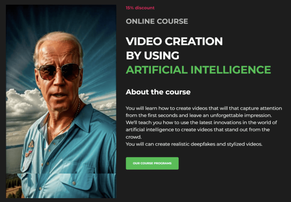 Yury Yeltsov – Video Creation By Using Artificial Intelligence