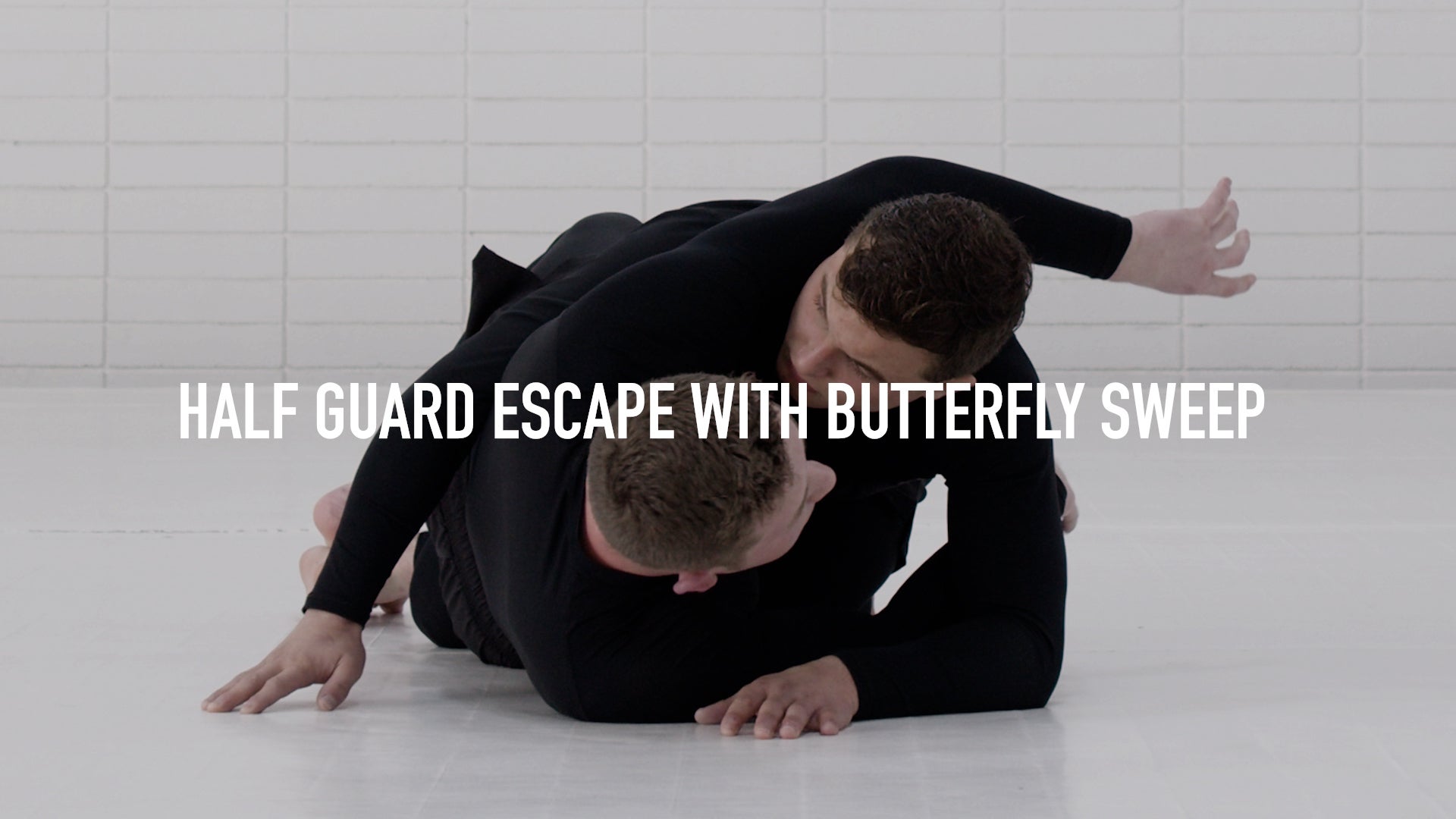Half Guard Escape With Butterfly Sweep