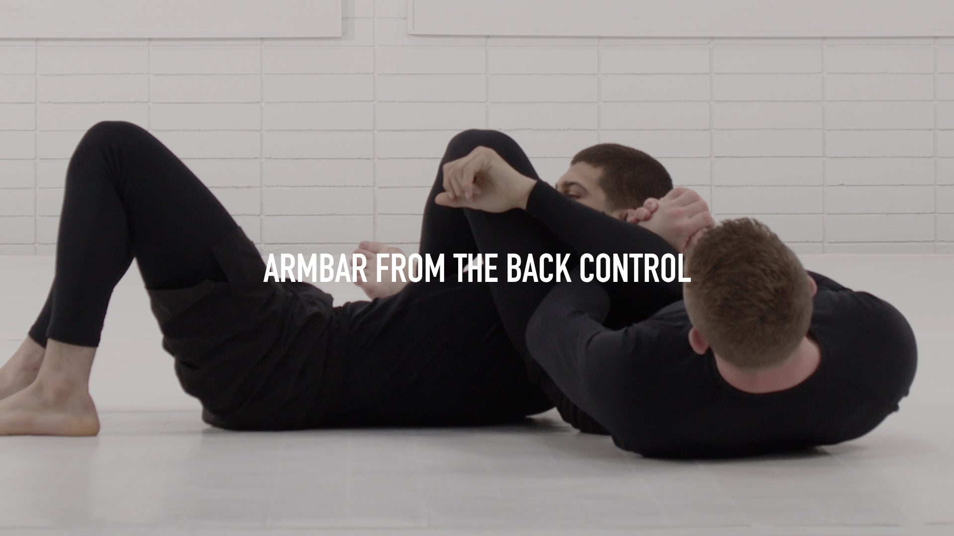 Armbar From The Back Control