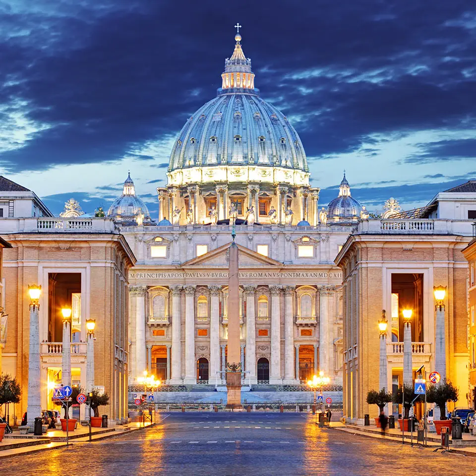 The Papal Basilica of Saint Peter in the Vatican