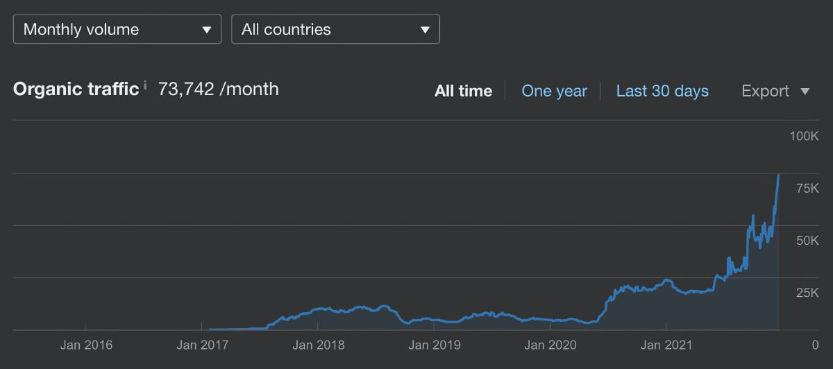 website growth