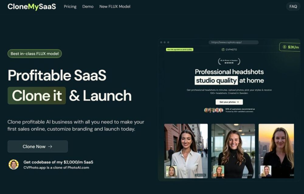 Clone My SaaS – Profitable SaaS Clone it & Launch