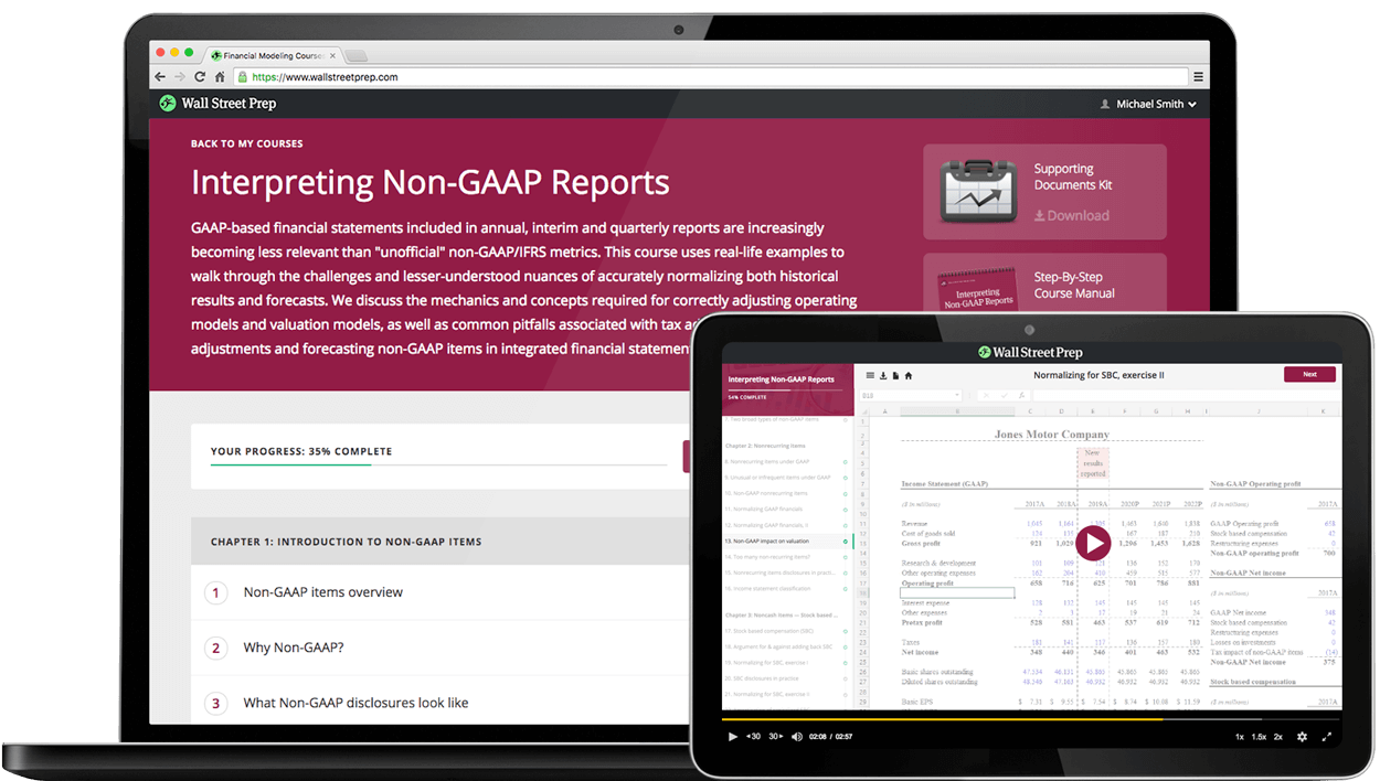 Matan Feldman – Wall Street Prep – Interpreting Non-GAAP Reports (1)