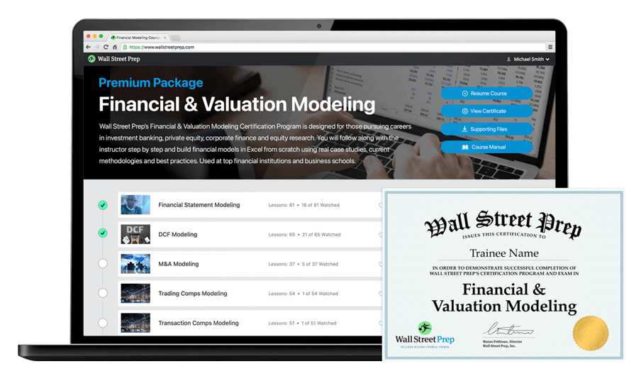 Wall Street Prep – Financial And Valuation Modeling Training Program (Premium Package) (1)