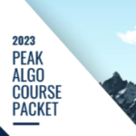 Peak Algo – 2023 Course Packet