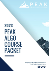 Peak Algo – 2023 Course Packet