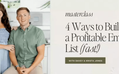 Davey and Krista – Grow a Profitable Email List