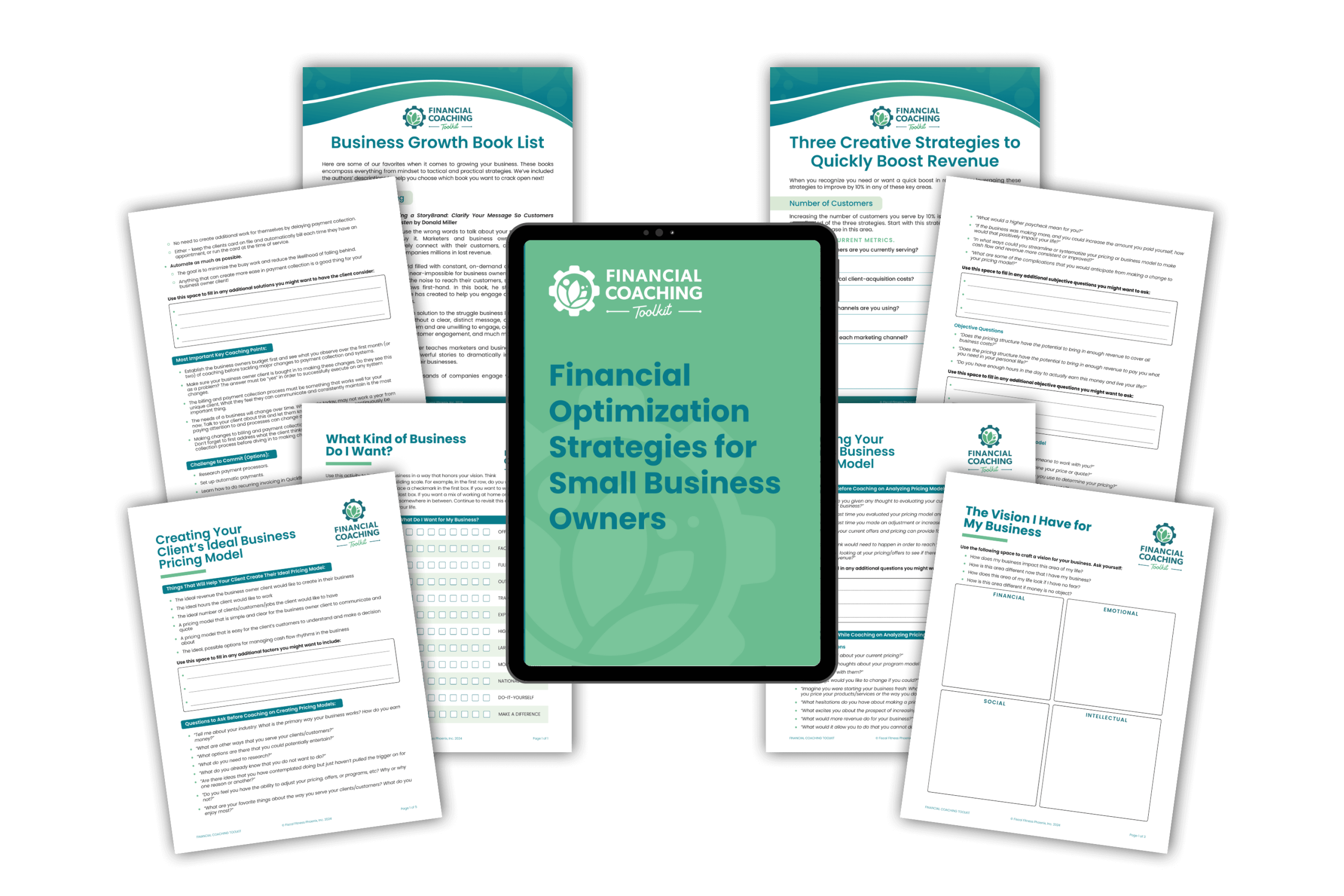 Financial Optimization Strategies for Small Business Owners Financial Coaching Toolkit (1)