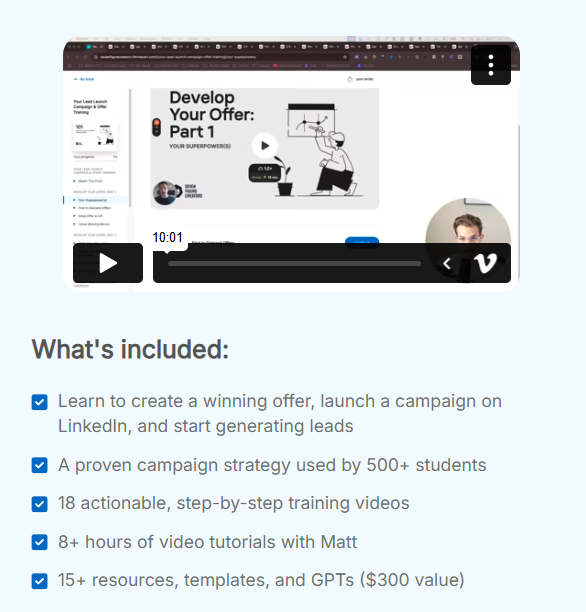 Matthew Lakajev – Lead Launch Campaign & Offer