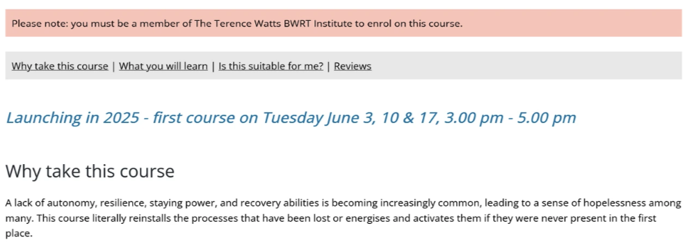 Why take this course