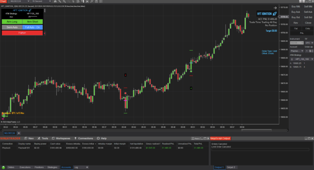 HFT Algo – Ignition Algo (Dev)