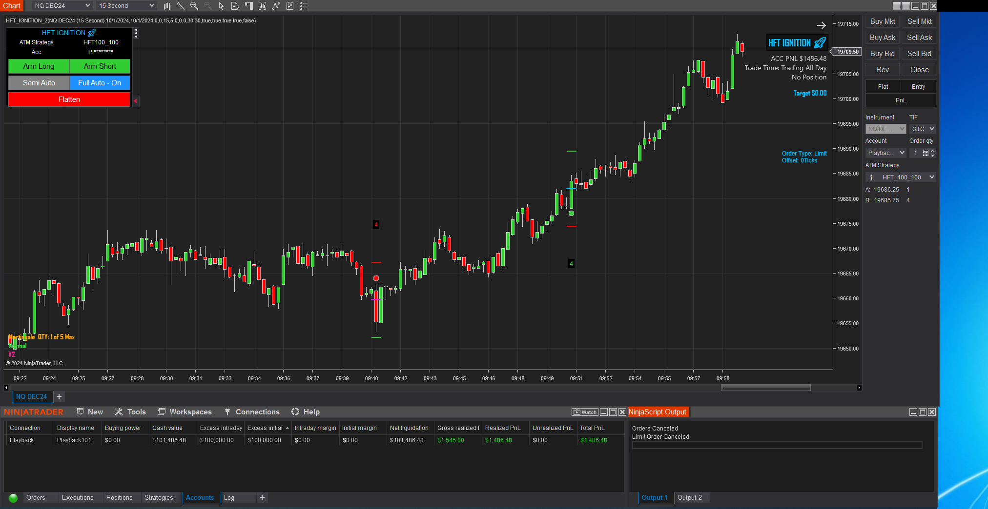 HFT Algo – Ignition Algo