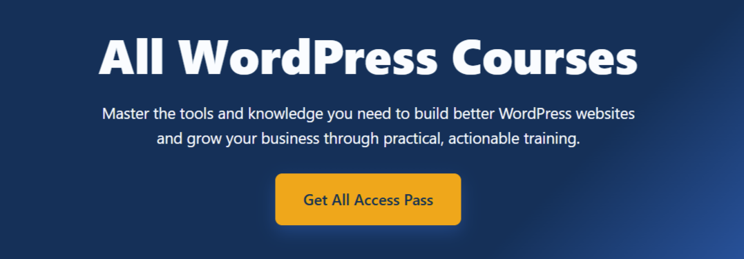 Jonathan Jernigan All Access Pass (WordPress)