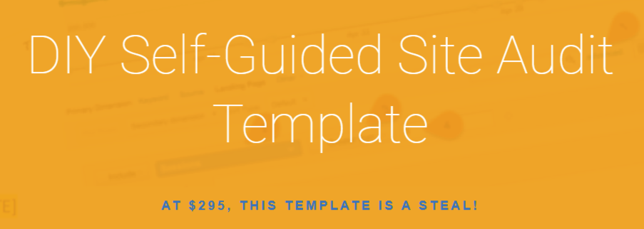 Annie Cushing annielytics – DIY Self-Guided Site Audit Template