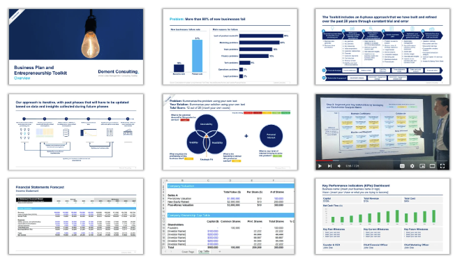 Domont Consulting - Business Plan and Entrepreneurship Toolkit