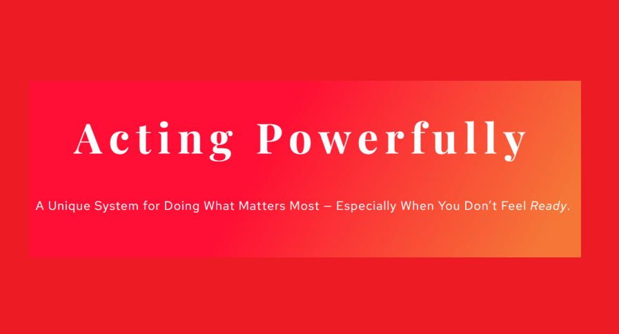 Tom O’Connor - Acting Powerfully